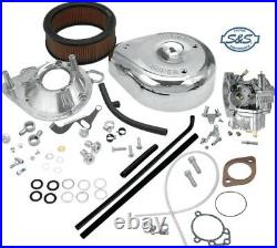 S&S Cycle 11-0442 Super E Shorty Carburetor Kit, 1 7/8in. Big Twin 80