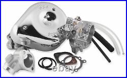 S&S Cycle 11-0451 Shorty Super Carburetors Kit Super G for 99-05 Harley Twin Cam