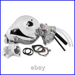 S&S Shorty Super E Carburetor Kit withManifold Harley Shovelhead 66-E78 11-0402