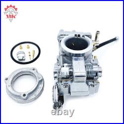 Smoothbore Carburetor For Mikuni HSR45 45mm Carb Harley EVO Twin Cam TM45-2K US