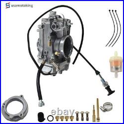 Smoothbore Carburetor HSR48 48 MM Carb 48-2 For Harley EVO Twin Cam TwinCam