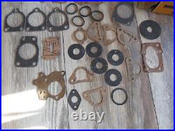 Vintage Harley Davidson Carburetor Carb Gaskets In OEM Old Harley Box OM24