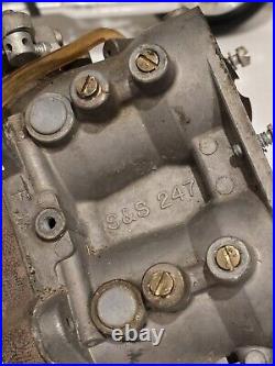 Vintage Harley S&S 247 Two Throat Carburetor Shovelhead Panhead Vintage Racing
