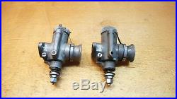 Vintage Original Amal Carburetors Carbs Triumph Bsa B24x Chopper Bobber 1960s