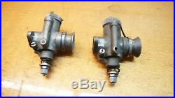 Vintage Original Amal Carburetors Carbs Triumph Bsa B24x Chopper Bobber 1960s