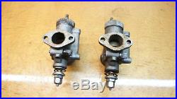 Vintage Original Amal Carburetors Carbs Triumph Bsa B24x Chopper Bobber 1960s