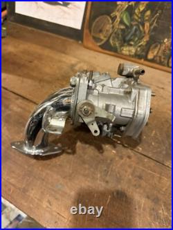 WEBER 40 DCOE 24 Harley Davidson Knucklehead Intake & Carburetor Italy Knuckle