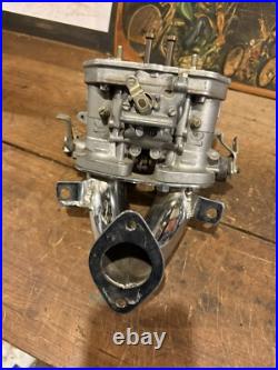 WEBER 40 DCOE 24 Harley Davidson Knucklehead Intake & Carburetor Italy Knuckle