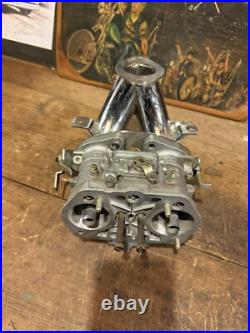 WEBER 40 DCOE 24 Harley Davidson Knucklehead Intake & Carburetor Italy Knuckle