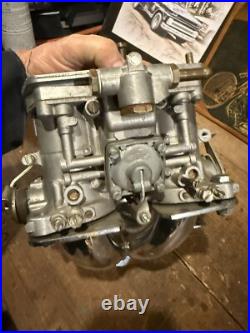WEBER 40 DCOE 24 Harley Davidson Knucklehead Intake & Carburetor Italy Knuckle