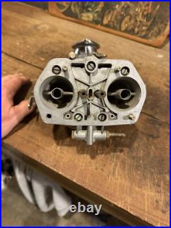 WEBER 40 DCOE 24 Harley Davidson Knucklehead Intake & Carburetor Italy Knuckle